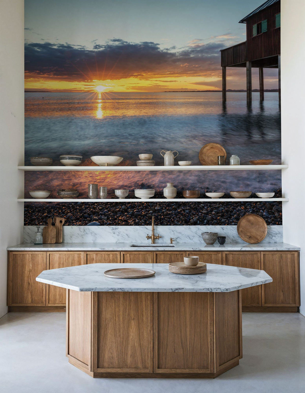 Lake of Constance Mural Wallpaper - room preview 04