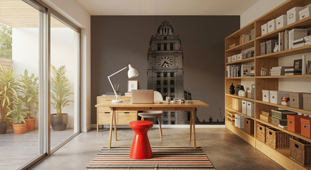Chicago River Walk Mural Wallpaper - room preview 04