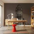 Chicago River Walk Mural Wallpaper - room preview 04