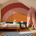 Ocean Rainbow Mural Wallpaper - room preview 04