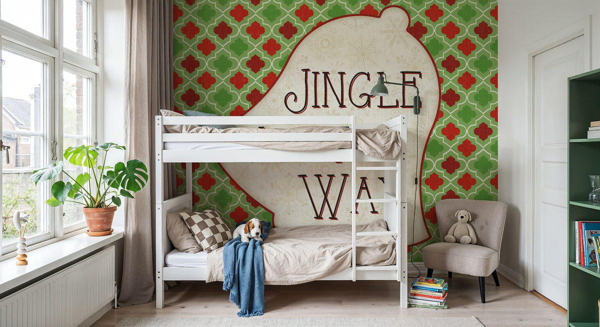 Festive Thoughts III Mural Wallpaper - room preview 04