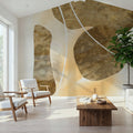 Metallic Textures IV Mural Wallpaper - room preview 04