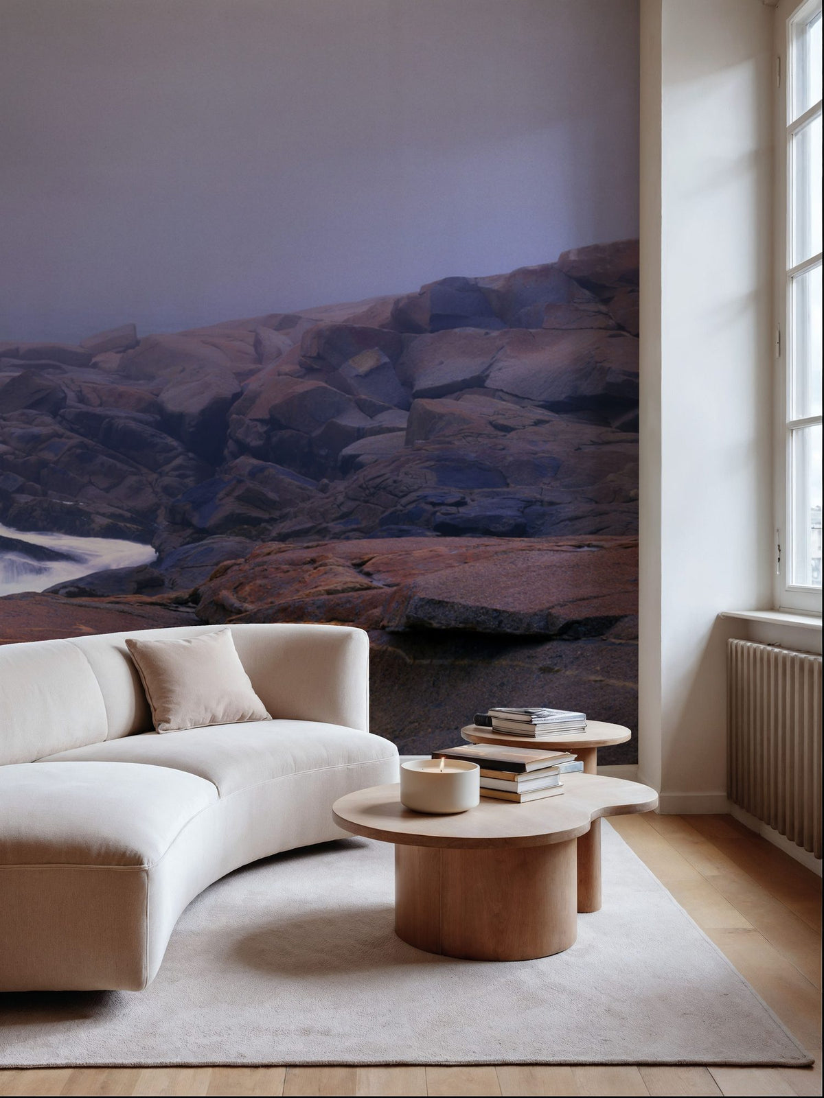 Peggy's Cove Lighthouse Mural Wallpaper - room preview 04