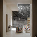 Mountain Homestead Black & White Mural Wallpaper - room preview 04