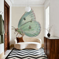 Honeybloom Butterfly IV Mural Wallpaper - room preview 04