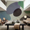 Lava Shapes, Purple Mural Wallpaper - room preview 04