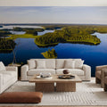Blue Lakes Wilderness Mural Wallpaper - room preview 04