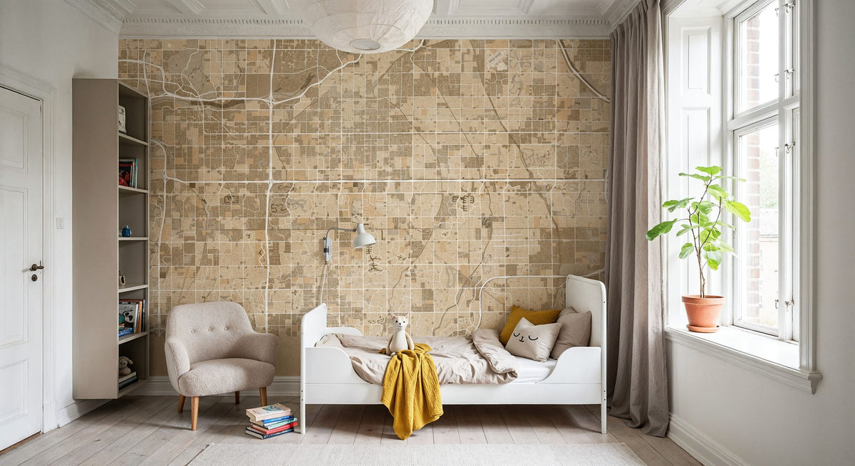 Mesa Ochre Mural Wallpaper - room preview 04