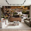 Autumn Creek Serenity Mural Wallpaper - room preview 04