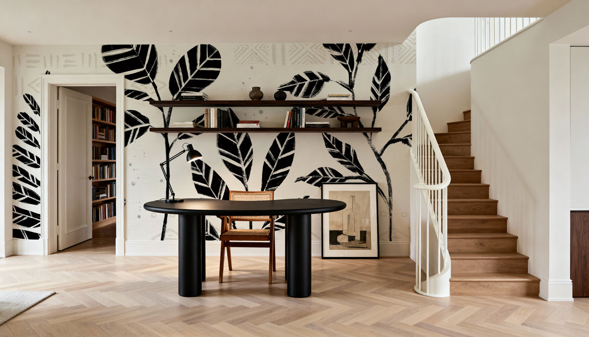 Study of Botanicals Mural Wallpaper - room preview 04