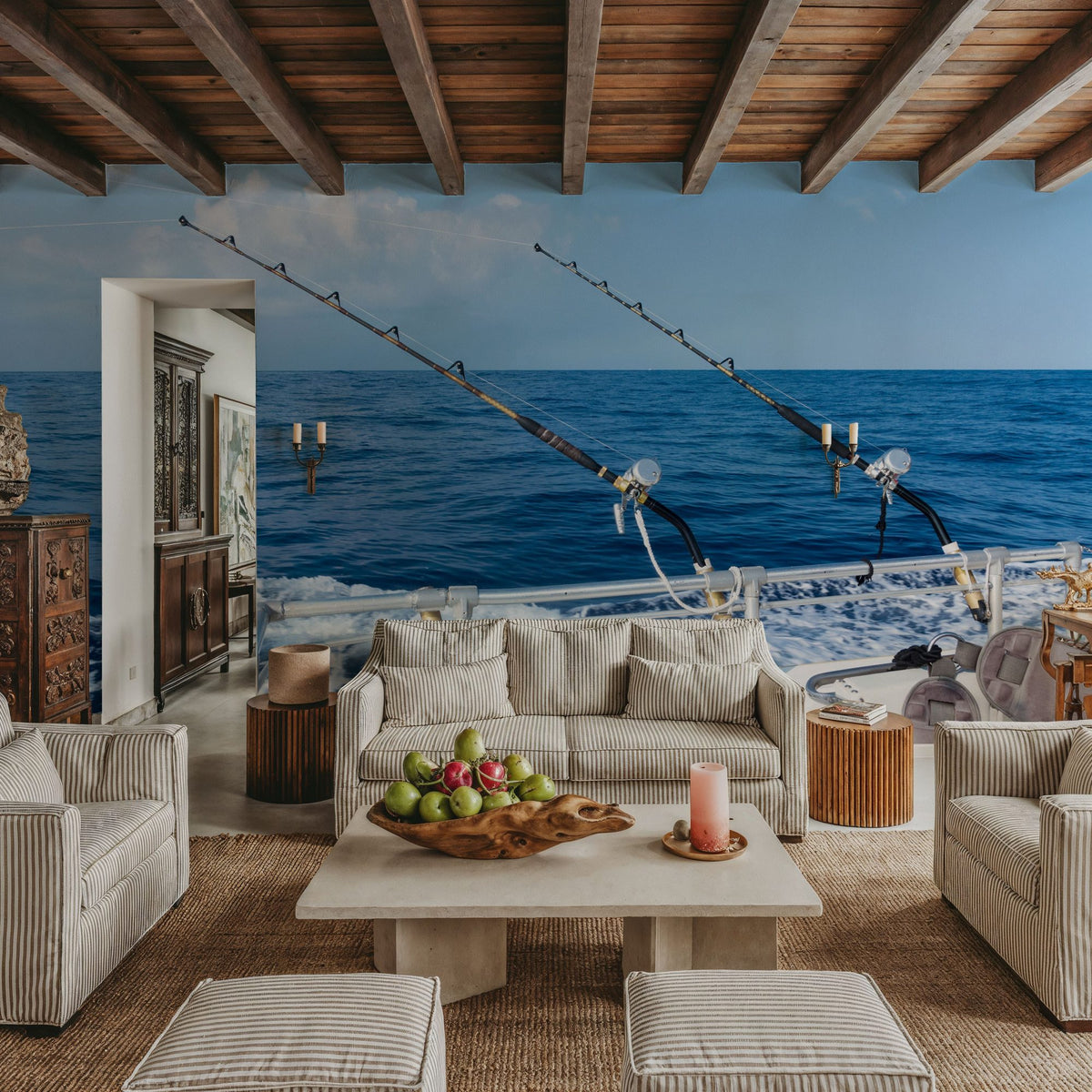 Deep Sea Fishing Mural Wallpaper - room preview 04