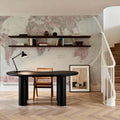 World Map Atlas Red Mural Wallpaper - room preview 04