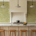 Hydrangea, Fresh Green Mural Wallpaper - room preview 04