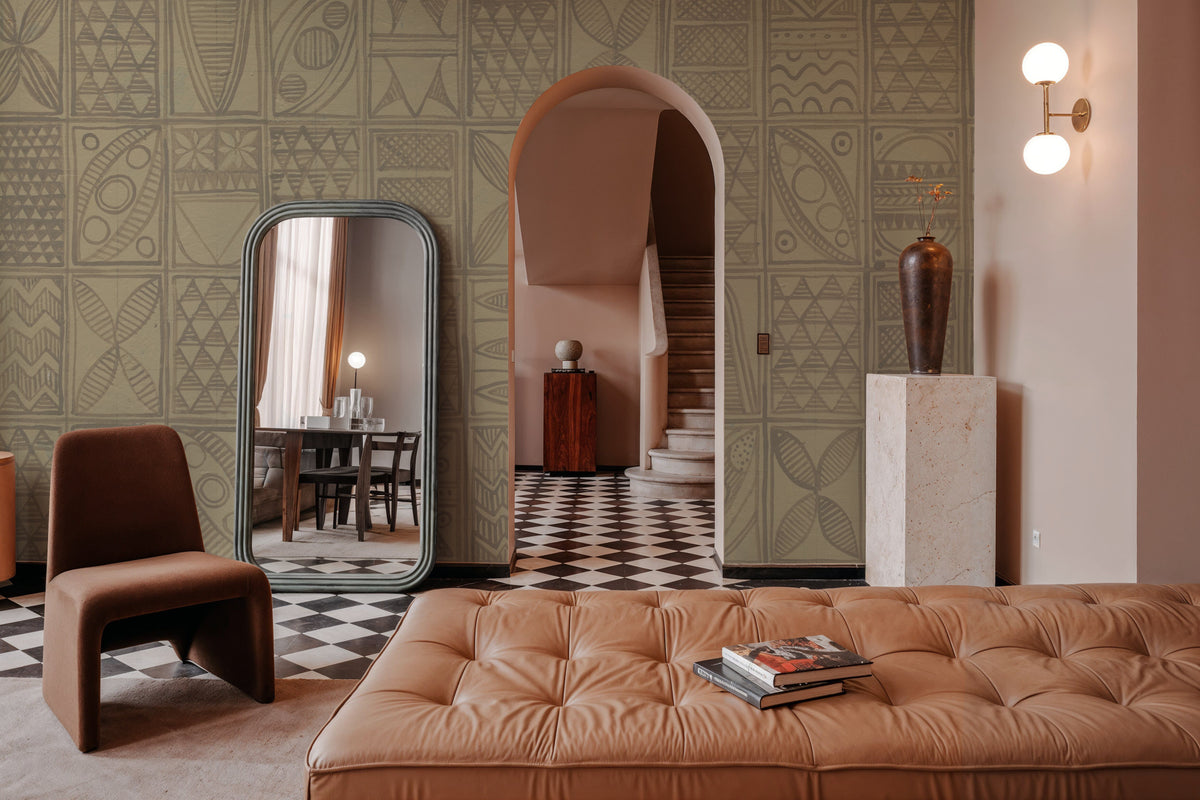 Patterns of the Amazon I Mural Wallpaper - room preview 04