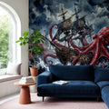 The Octopus Beast II Mural Wallpaper - room preview 04