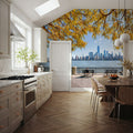 NYC Autumn Thoughts Mural Wallpaper - room preview 04