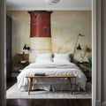 Schooner Bay Map Mural Wallpaper - room preview 04