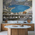 Lake in the Alps Mural Wallpaper - room preview 04