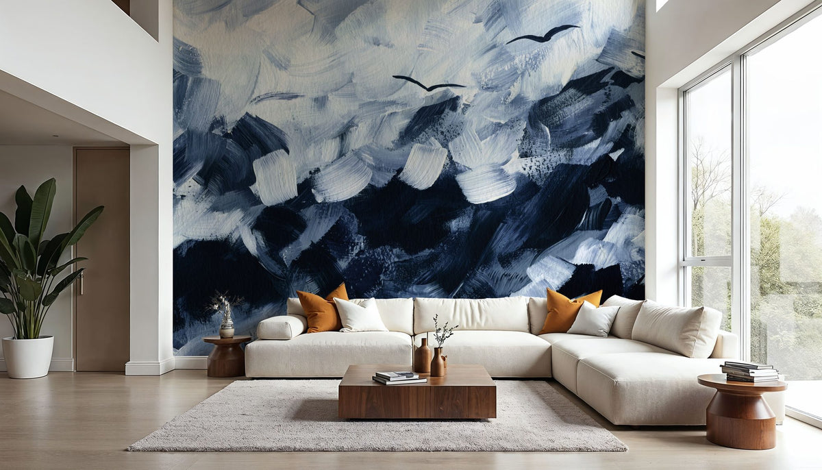Stormy Sea Mural Wallpaper - room preview 04