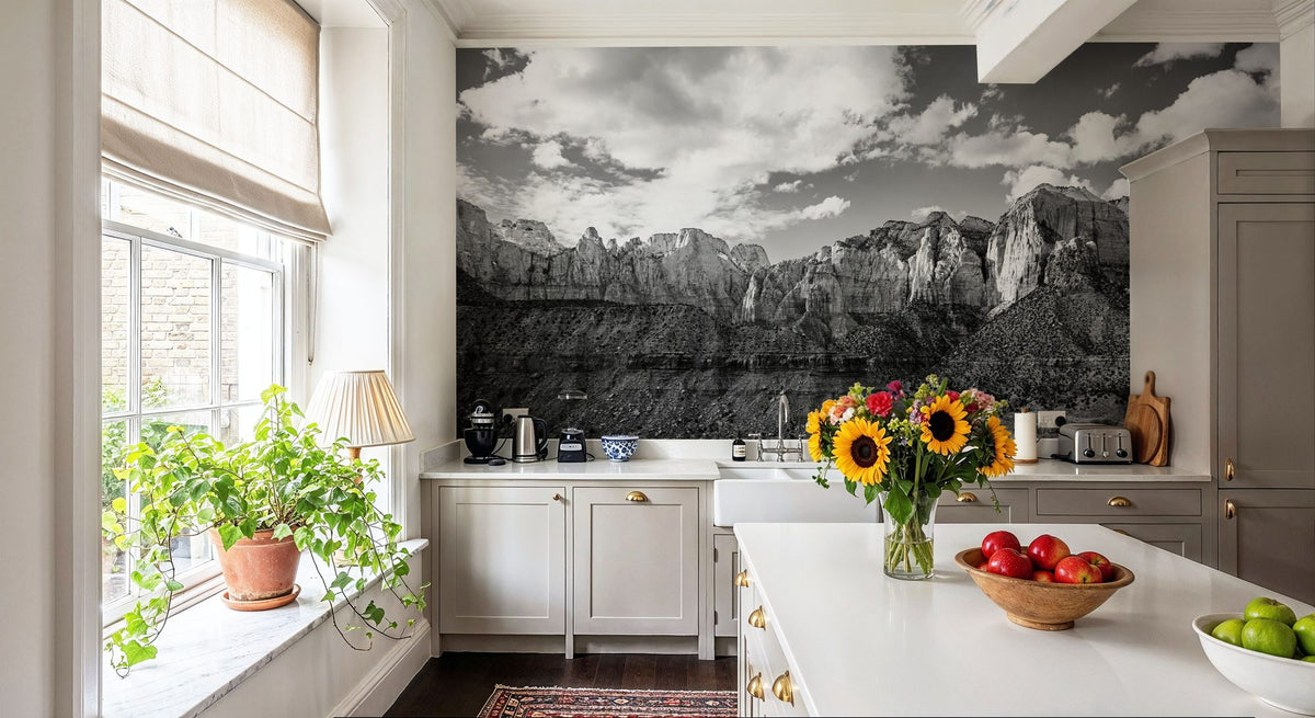 Zion Canyon Ridge Mural Wallpaper - room preview 04