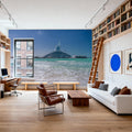 Turquoise Shore Mural Wallpaper - room preview 04