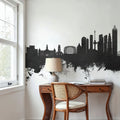Rotterdam the Netherands Skyline Black & White Mural Wallpaper - room preview 04