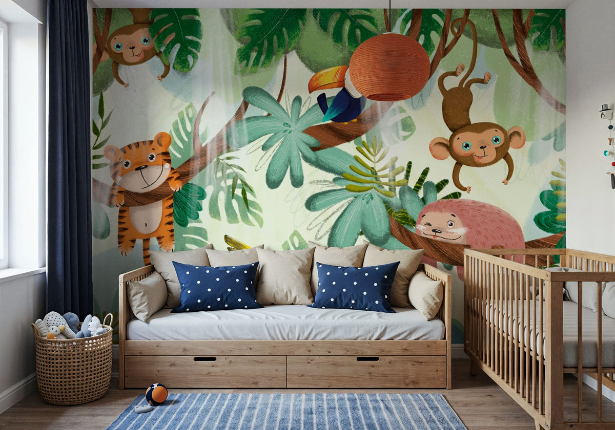 Treetop Chill Mural Wallpaper - room preview 04