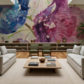 Fireworks Abstract Mural Wallpaper - Purple Tone - room preview 04