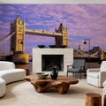 Twilight At Tower Bridge Mural Wallpaper - room preview 04