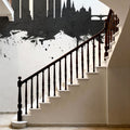 Melbourne Australia Skyline Black & White Mural Wallpaper - room preview 04