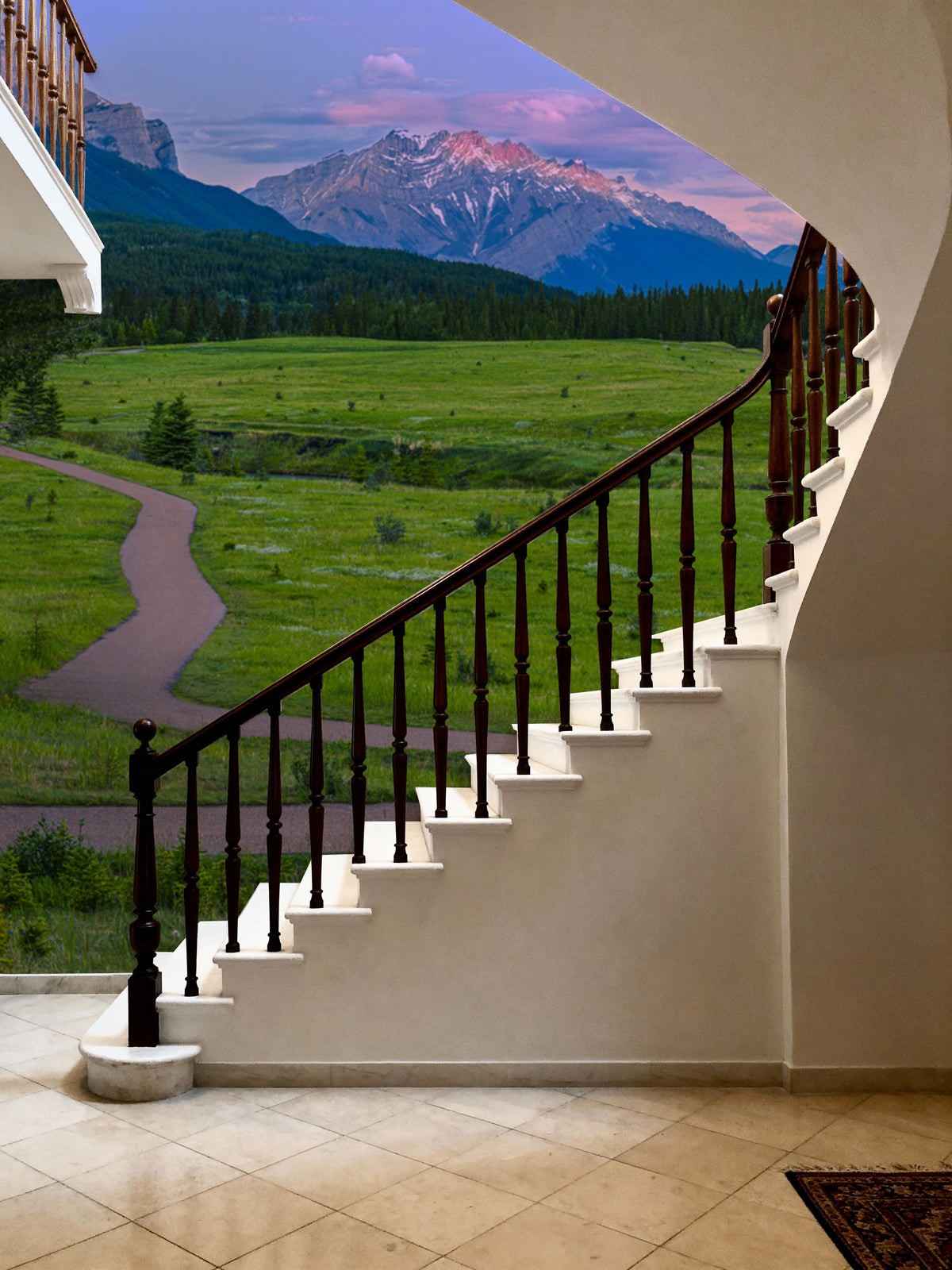 Trail Running Canada Mural Wallpaper - room preview 04