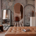 Modern Rose Mural Wallpaper - room preview 04