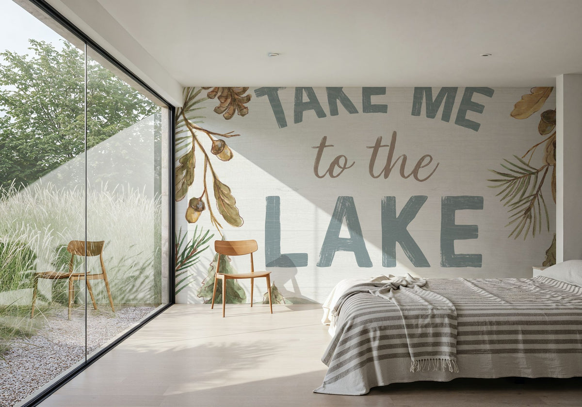 Lake Retreat II Mural Wallpaper - room preview 04