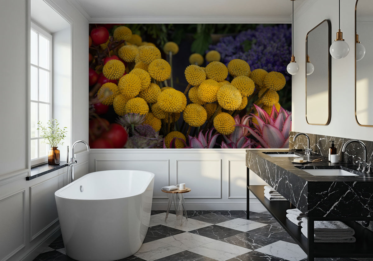 Billy Buttoms Craspedia Mural Wallpaper - room preview 04
