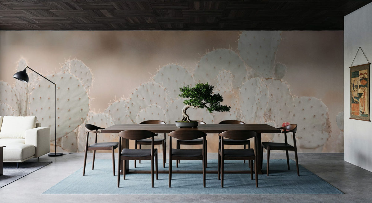Cactus Sunset Mural Wallpaper - room preview 04
