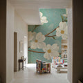 Kimono Blossoms Mural Wallpaper - room preview 04