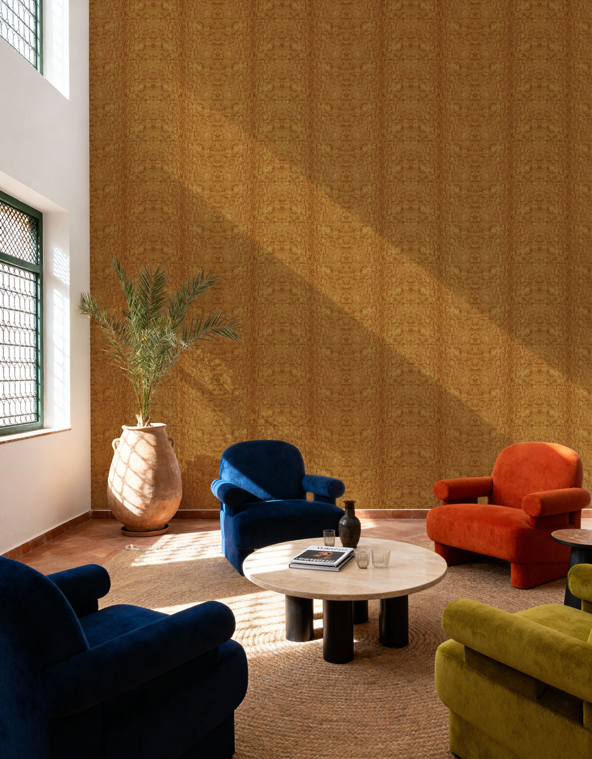 Burl Wood, Sun Mural Wallpaper - room preview 04