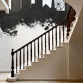 Niagara Falls Skyline Black & White Mural Wallpaper - room preview 04