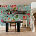 Holiday Wings VIII Blue Mural Wallpaper - room preview 04