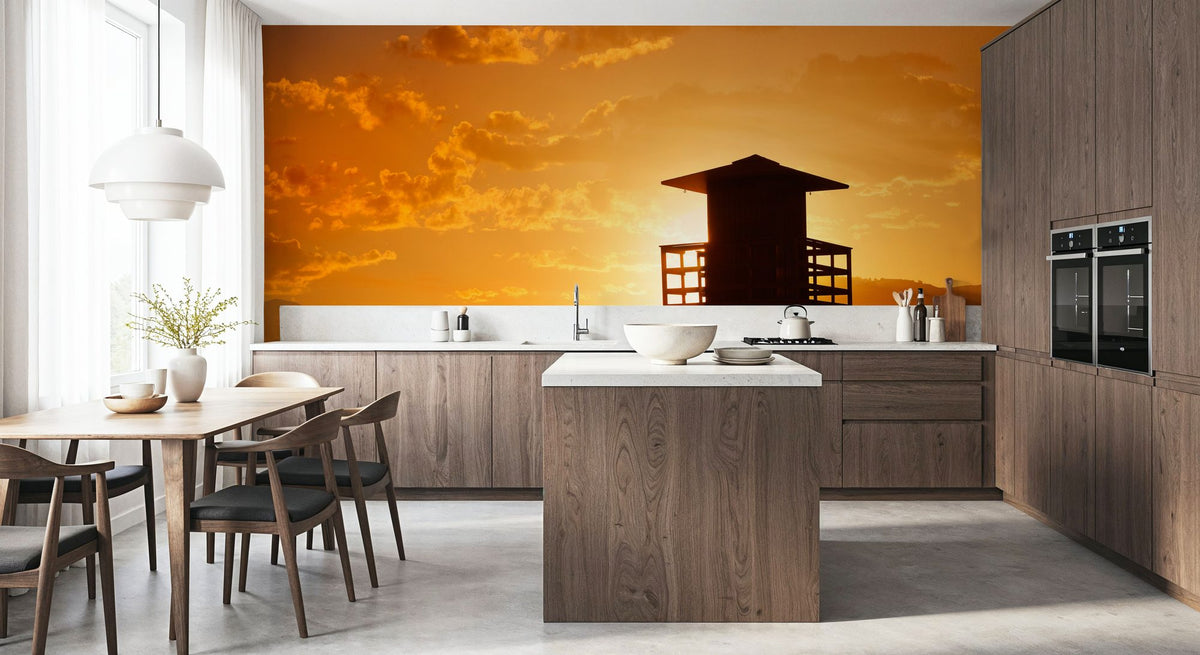 Los Olivos Beach Mural Wallpaper - room preview 04