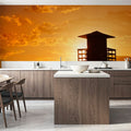 Los Olivos Beach Mural Wallpaper - room preview 04