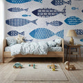 Sunday on the Coast II Mural Wallpaper - room preview 04