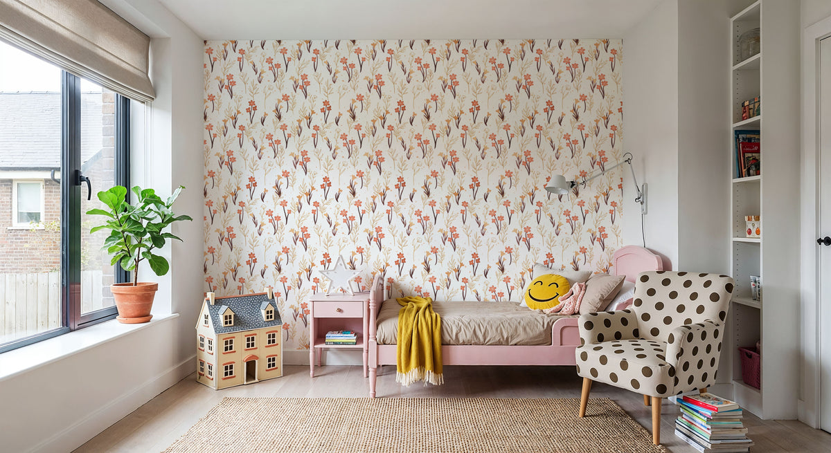 Desert Blooms Mural Wallpaper - room preview 04