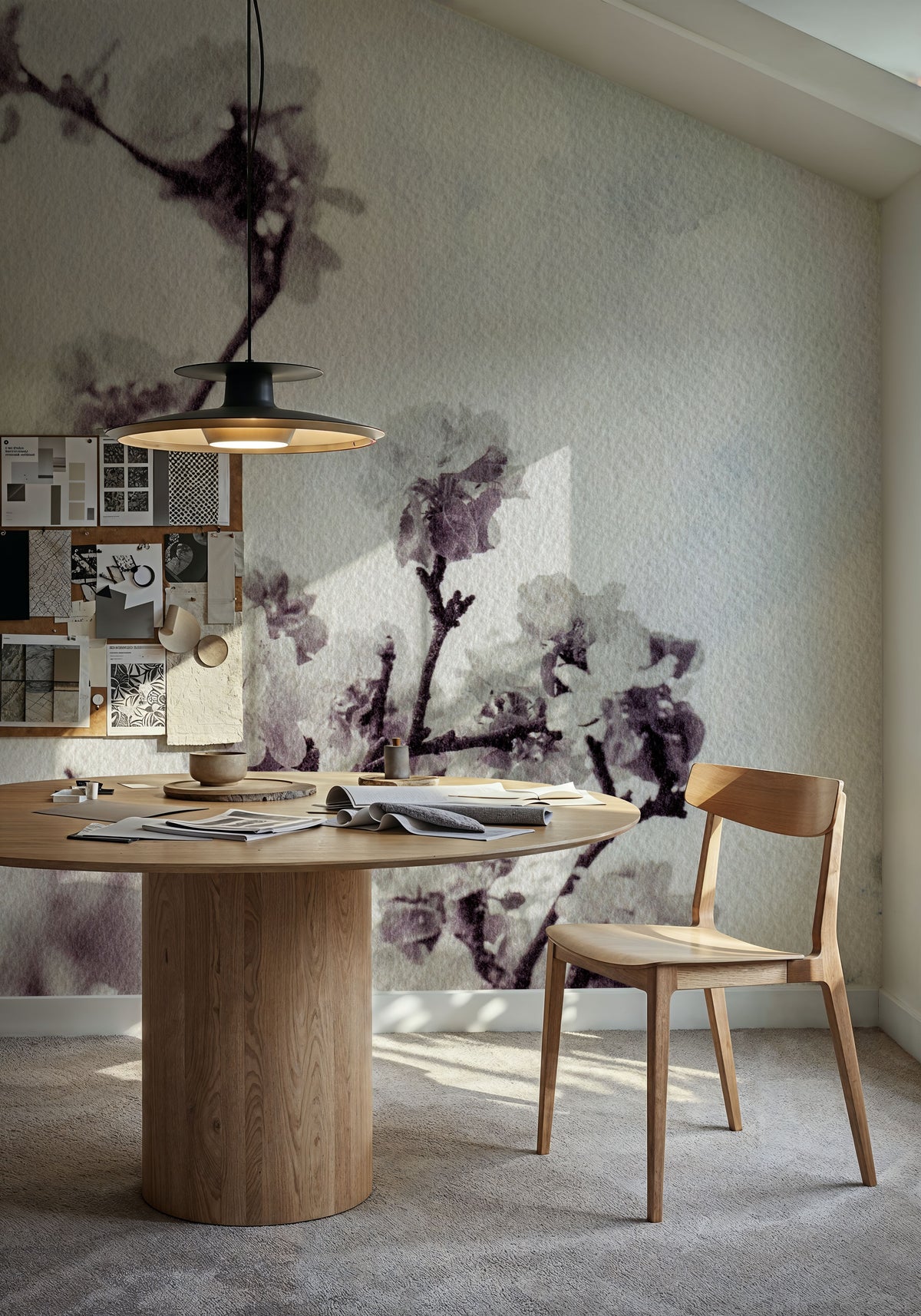 Subtle Blossom Mural Wallpaper - room preview 04