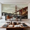 Golden Gate Morning Mural Wallpaper - room preview 04