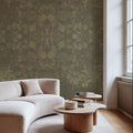 Scandi Flower Ceiling I Mural Wallpaper - room preview 04
