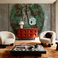 Western Christmas Mural Wallpaper - room preview 04