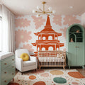 Pagodas of Taiwan Mural Wallpaper - room preview 04