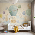 Rabbits & Balloons Mural Wallpaper - room preview 04