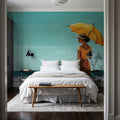 Umbrella At the Beach Mural Wallpaper - room preview 04